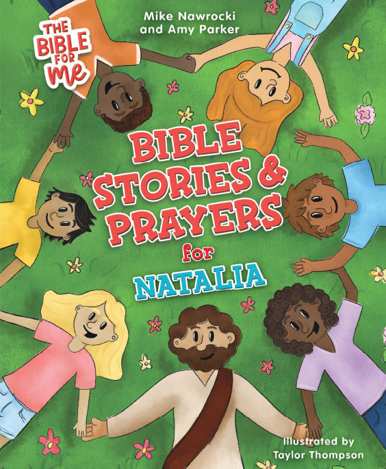 The Bible for Me: Bible Stories and Prayers PERSONALIZED EDITION – Girls